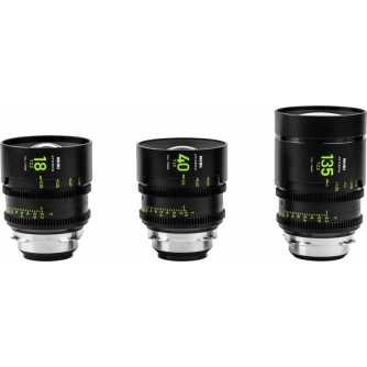 CINEMA Video Lenses - NISI CINE LENS SET ATHENA PRIME ADD-ON (3 LENSES) G-MOUNT (WITHOUT DROP-IN FILTER) ATHENA ADD ON G NDIF - quick order from manufacturer