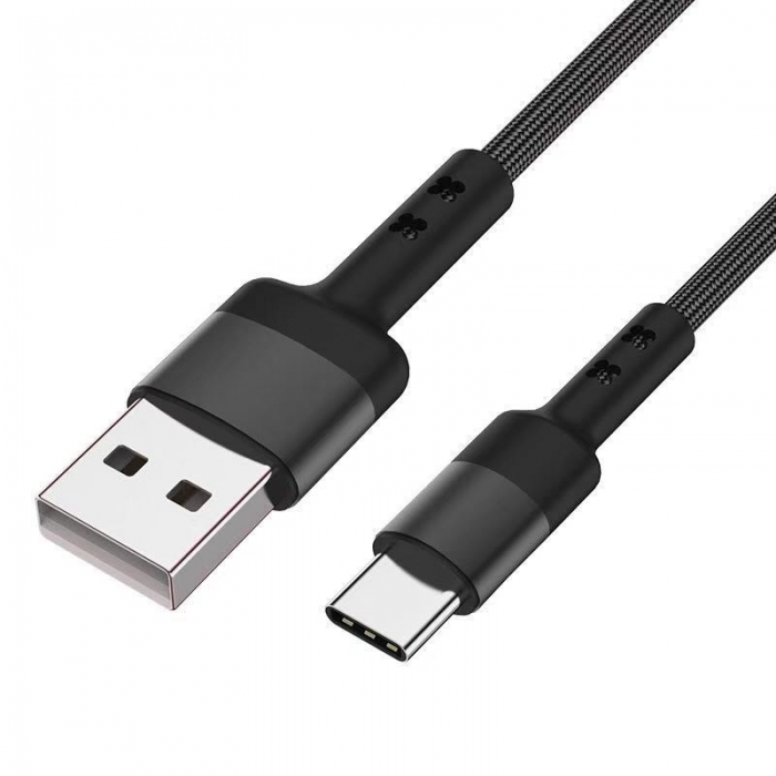 Audio vadi, adapteri - Caruba USB A to USB C 60W Cable 1 Meter Black USBAC 1MB - ātri pasūtīt no ražotāja