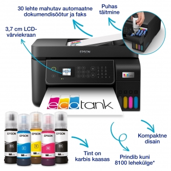 EpsonstruyniyprintervsevodnomEcoTankL5310,cherniyC11CJ65412