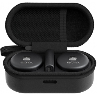 Bezvadu piespraužamie mikrofoni - Boya wireless microphone Omic Wireless USB-C, black OMIC-U-B - ātri pasūtīt no ražotāja