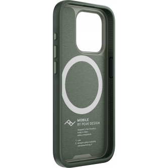 PeakDesigncaseAppleiPhone15ProMobileEverydayFabricCase,sageM-MC-BK-SG-2