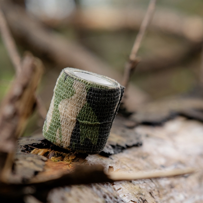 Kamuflāža - Caruba Camouflage Wrap Tape 4 Pack Woodland CWT 4PW - ātri pasūtīt no ražotāja