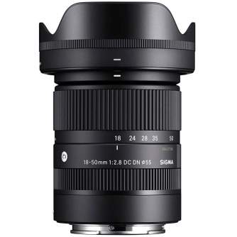 MIRRORLESS Objektīvi - SIGMA 18-50mm F2.8 DC DN Standart zoom APSC Contemporary Canon RF-mount - быстрый заказ от производителя