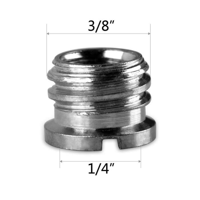 Rigu aksesuāri - SmallRig 1610 Thread Adpt 1/4" - 3/8" thread 1pcs - perc šodien veikalā un ar piegādi