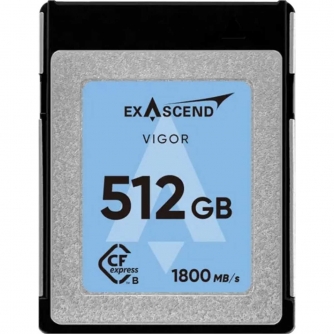 Atmiņas kartes - Exascend CFexpress Type B Vigor Series 512GB EXPC3W512GB - ātri pasūtīt no ražotāja