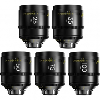 CINEMA Video Lenses - DZO Optics DZOFilm Arles FF/VV Prime Cine 5-Lens Set (PL) (Metric) DZO-SAP5A25MPL - quick order from manufacturer