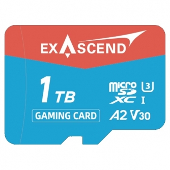 Memory Cards - Exascend UHS-I microSD Card Series 1TB Gaming EX1TUSDU1-NS - quick order from manufacturer