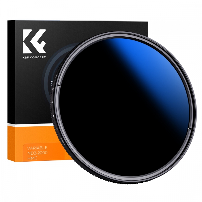 Neutral Density Filters - K&F 49MM C Series Ultra-thin Variable/Fader ND2-2000,Blue Coated KF01.2439 - quick order from manufacturer