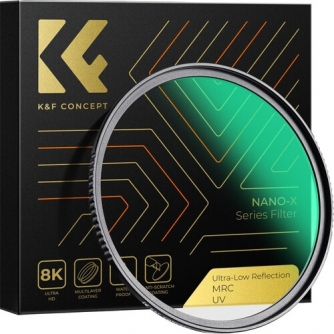 UV фильтры - K&F 67MM,NANO-X series ultra-low reflection UV filter KF01.2465 - быстрый заказ от производителя