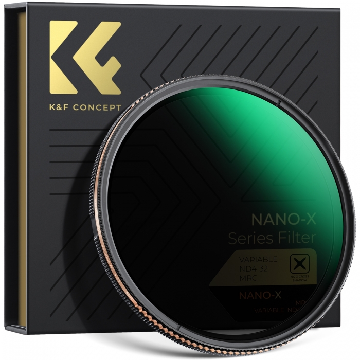 Neutral Density Filters - K&F 72MM Nano-X Slim Variable/Fader HD, ND4ND32 KF01.2529 - quick order from manufacturer