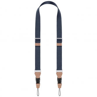 Kameru siksniņas - K&F Camera neck strap32mm blue condensed polymer material webbing, 4 aluminum alloy square buckles KF13.115V2 - ātri pasūtīt no ražotāja