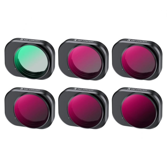 Drone accessories - K&F CPL, ND&PL Filters Set for DJI Mini 4 Pro 6 Pack (CPL, ND4&PL, ND8&PL, ND16&PL, ND32&PL, ND64&PL) SKU.2082 - quick order from manufacturer