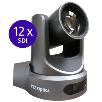 PTZ videokameras - PTZOptics 12X-SDI-GY-G2 (GRAY) PT12X-SDI-GY-G2-C - ātri pasūtīt no ražotāja