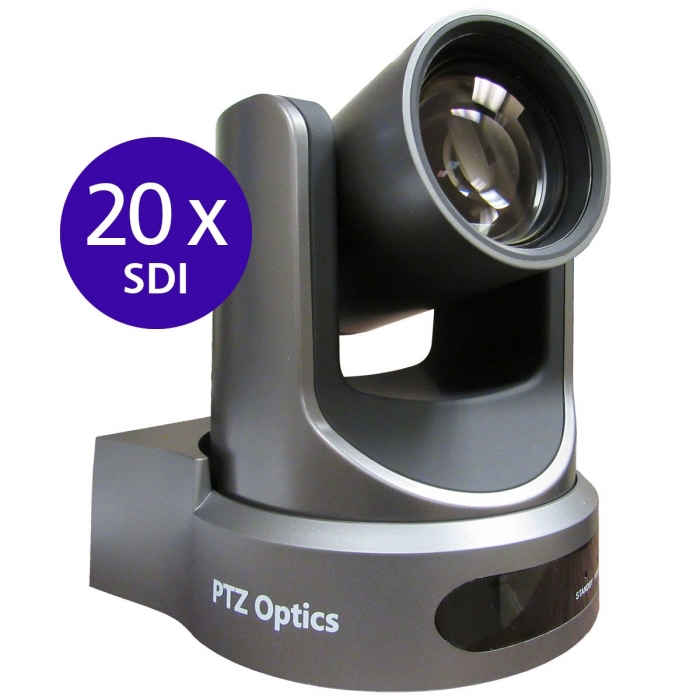 PTZ Video Cameras - PTZOptics 20X-SDI-GY-G2 (GRAY) PT20X-SDI-GY-G2-C - quick order from manufacturer