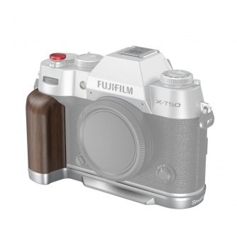 Kameru bateriju gripi - SmallRig Wooden L-Shape Grip for FUJIFILM X-T50 (Silver) 4735 4735 - ātri pasūtīt no ražotāja