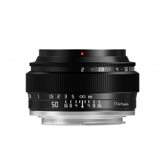 Medium Format objektīvi - TTArtisan 50mm F2 Fuji X mount Black F5020-B-X - ātri pasūtīt no ražotāja