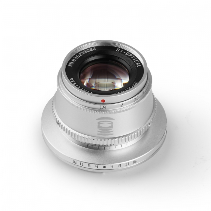 Mirrorless Lenses - TTArtisan APS-C 35mm f1.4 Fuji X mount silver A11S - quick order from manufacturer