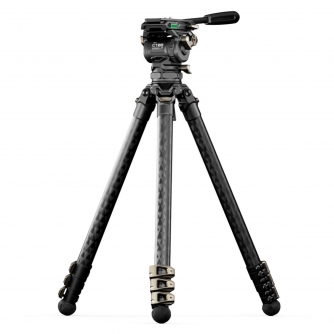 Video statīvi - Tilta 75mm Cine Fluid Head with 3-Stage Carbon Fiber Tripod Legs (8KG) - Space Gray TT-CT08-75-SG - ātri pasūtīt no ražotāja