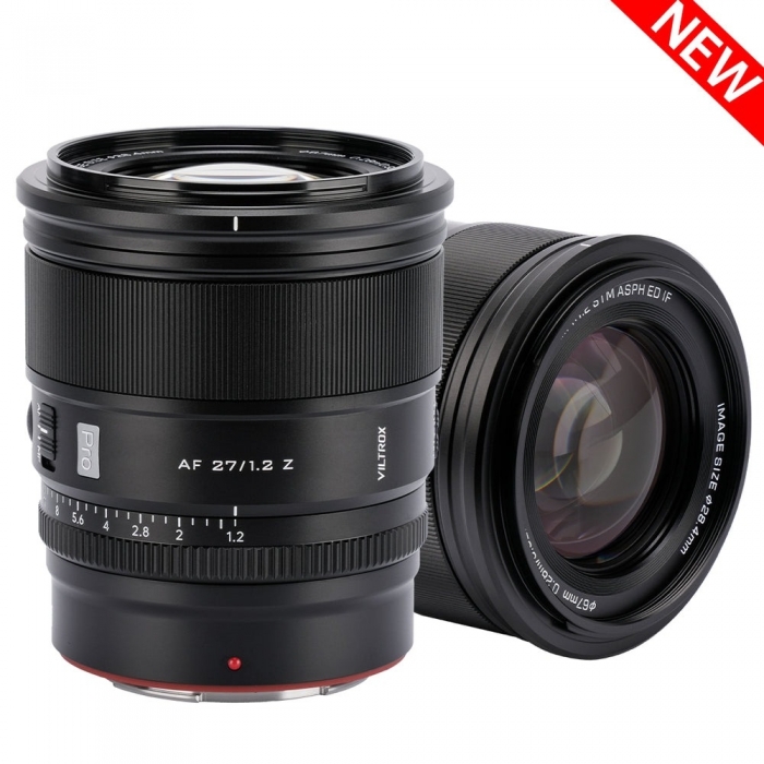 Mirrorless Lenses - Viltrox AF 27mm f1.2 Z Pro (Z Mount) AF 27/1.2 Z - quick order from manufacturer