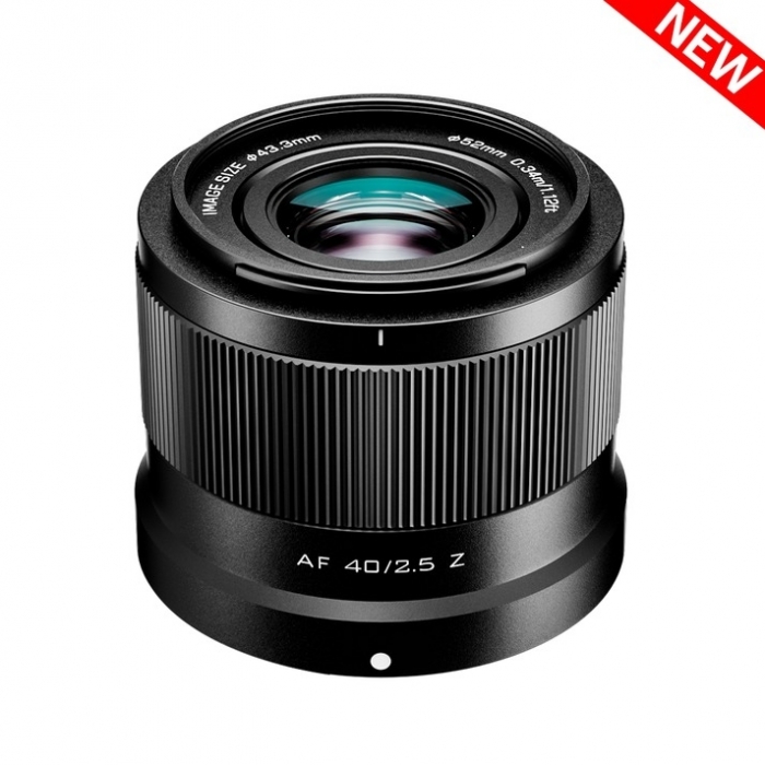 Mirrorless Lenses - Viltrox AF 40mm F2.5 Z-Mount Full Frame Lens AF 40/2.5 Z - quick order from manufacturer