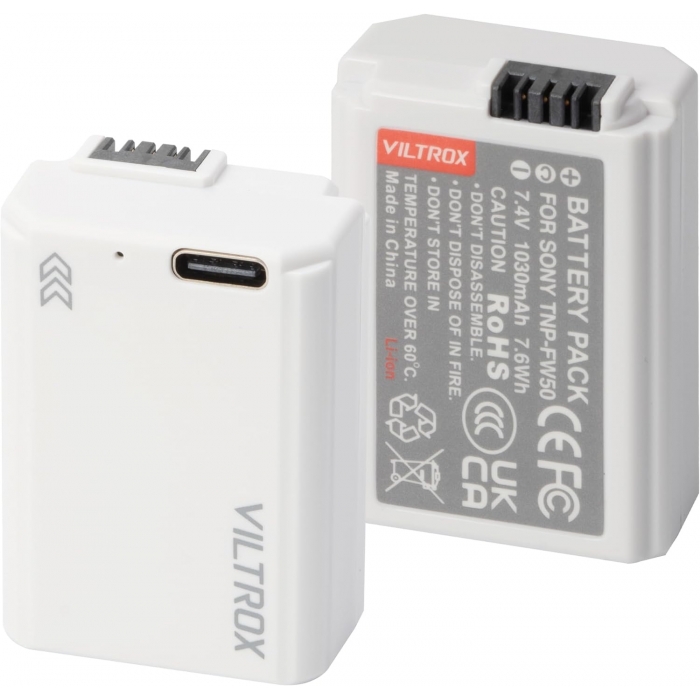 Batteries and chargers - Viltrox TNP-FW50 Rechargeable Battery for Sony Cameras TNP-FW50 - quick order from manufacturer