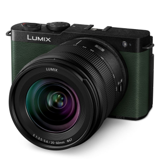 Mirrorless Cameras - Panasonic Pro Panasonic Lumix S9 Body + S-R2060 Lens Dark Olive (DC-S9KE-G) - quick order from manufacturer