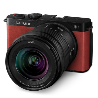 Mirrorless Cameras - Panasonic Pro Panasonic Lumix S9 Body + S-R2060 Lens Crimson Red (DC-S9KE-R) - quick order from manufacturer