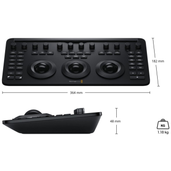 Blackmagic Design - Blackmagic Design Blackmagic DaVinci Resolve Micro Color Panel - English Keyboard - quick order from manufacturer