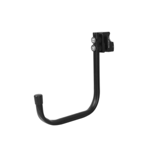 Holders Clamps - Filmcart Steel Single black pipe hook + Quick clamp with threaded hole and adapter - quick order from manufacturer