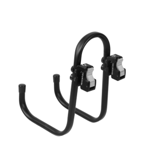 Holders Clamps - Filmcart Steel Double black pipe hook +2x Quick clamp with threaded hole and adapter - quick order from manufacturer