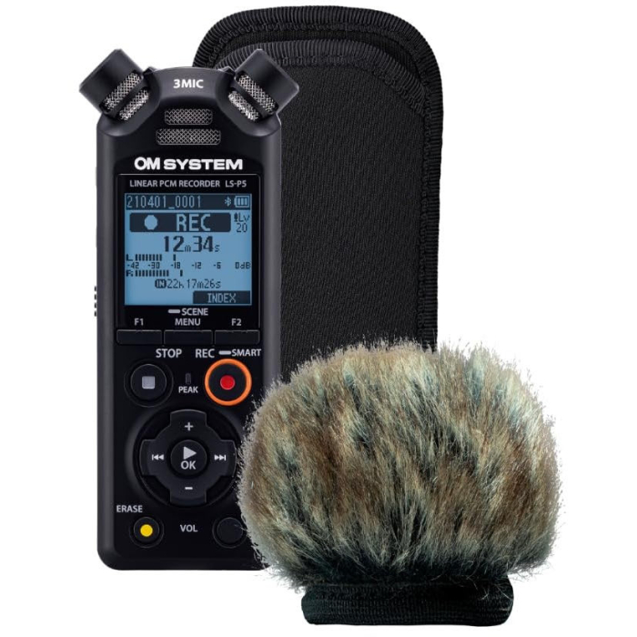 Sound Recorder - Olympus OM System audio recorder LS-P5 Wind Protection Kit V409180BG020 - quick order from manufacturer