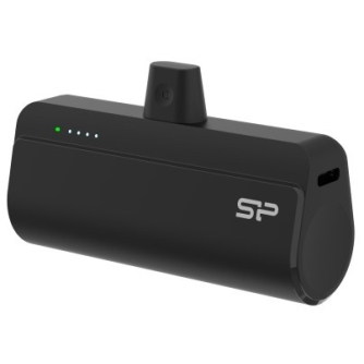 Power Banks - Silicon Power power bank QD50 5000mAh, black SP5K0MAPBKQD500K - быстрый заказ от производителя