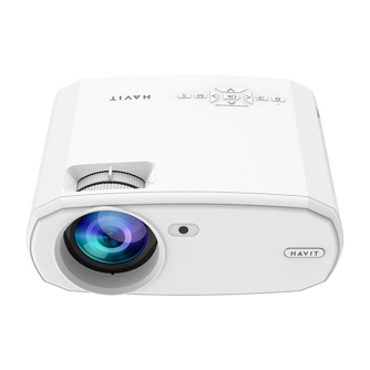 Projectors & screens - Wireless projector HAVIT PJ202 PRO (white) PJ202 PRO-EU - quick order from manufacturer