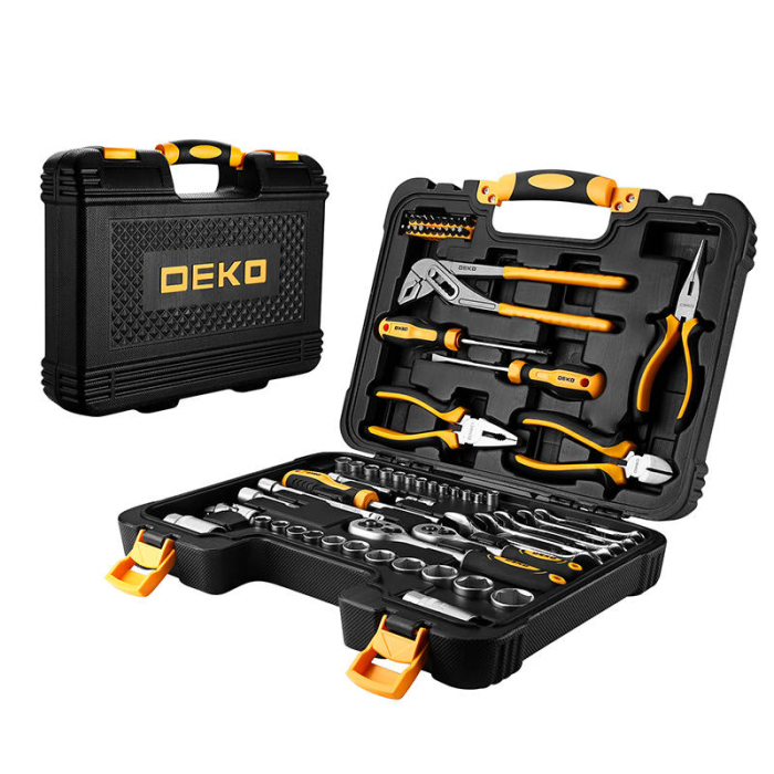 Installation & Maintenance Tools - Hand Tool Set Deko Tools TZ65, 65 pieces TZ65 - quick order from manufacturer