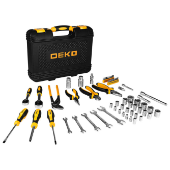 Installation & Maintenance Tools - Hand Tool Set Deko Tools TZ65, 65 pieces TZ65 - quick order from manufacturer