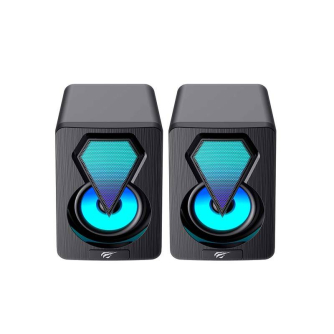 Больше не производится - Computer speakers Havit SK210mini PRO 2.0 RGB (black) SK210mini PRO