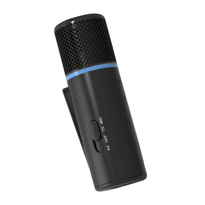 Bezvadu piespraužamie mikrofoni - Wireless microphone TIKTAALIK MIC+ (black) MIC+ - perc šodien veikalā un ar piegādi