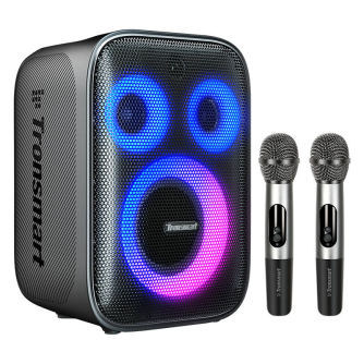 Vairs neražo - Tronsmart Halo 200 Bluetooth wireless speaker + 2 microphones (black) Halo 200 mic black