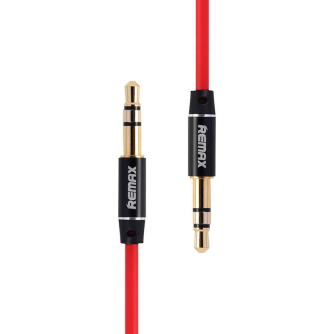 Audio cables, adapters - Mini jack 3.5mm AUX cable Remax RL-L100 1m (red) RL-L100 red - quick order from manufacturer