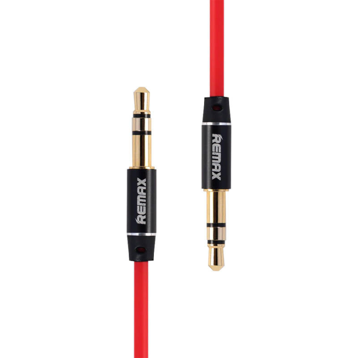 Аудио кабели, адаптеры - Mini jack 3.5mm AUX cable Remax RL-L100 1m (red) RL-L100 red - быстрый заказ от производителя