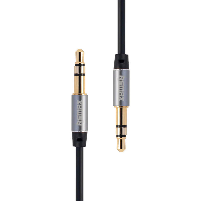 Аудио кабели, адаптеры - Remax RL-L200 Mini jack 3.5mm AUX cable, 2m (black) RL-L200 Black - быстрый заказ от производителя