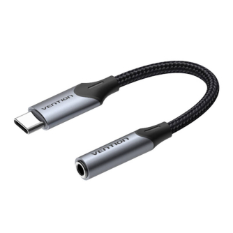 Audio vadi, adapteri - Adapter audio USB-C male to 3.5MM jack female Vention BGJHA 0.1m BGJHA - ātri pasūtīt no ražotāja