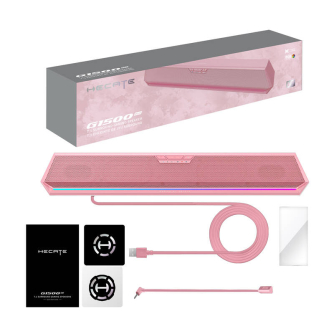 Studio monitors - Gaming soundbar Edifier HECATE G1500 Bar (pink) G1500 bar pink - quick order from manufacturer