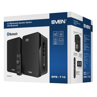 Vairs neražo - Speaker SVEN SPS-710, 40W Bluetooth (black) SV-018009