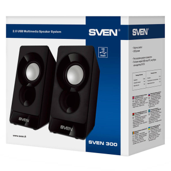 Vairs neražo - Speakers SVEN 300 USB (black) SV-016142