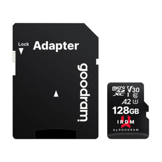 MemorycardGoodramIRDMmicroSD128GB adapter(IR-M2AA-1280R12)IR-M2AA-1280R12