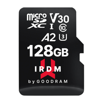 MemorycardGoodramIRDMmicroSD128GB adapter(IR-M2AA-1280R12)IR-M2AA-1280R12