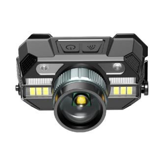 HeadlightWarsunWD09D,200lm,1x18650USB-CWD09D