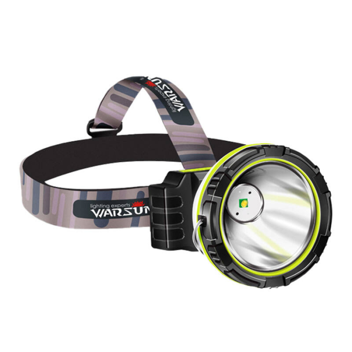 HeadlightWarsunET60,300lm,1x18650,M-USBET60