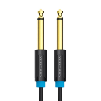 Аудио кабели, адаптеры - Audio Cable TS 6.35mm Vention BAABH 2m (black) BAABH - быстрый заказ от производителя